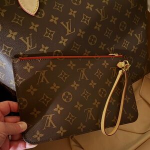 Louis Vuitton Brown Monogram Wristlet